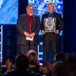 Rec-Off-Road-Organizer-of-the-Year: The Wisconsin Dual-Sport Riders club was named AMA Recreational Off-Road Organizer of the Year. Club founder John Newton (left) and founding member Andrew Jensen accepted the award on the club’s behalf